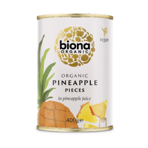 Ananas bucati in suc de ananas eco 400g Biona