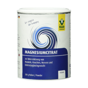 Citrat de magneziu pudra naturala 200g RAAB