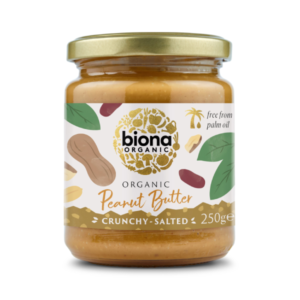 Crema de arahide crunchy cu sare eco 250g Biona