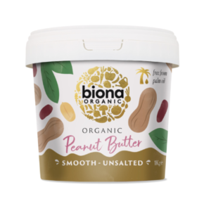 Crema de arahide smooth fara sare eco 1kg BIONA