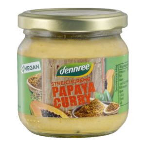 Crema tartinabila cu papaya si curry bio 180g Dennree