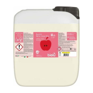 Detergent ecologic lichid pentru rufe albe si colorate, mere rosii, 5L - Biolu
