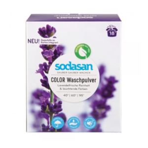 Detergent praf bio de rufe colorate cu lavanda 1,010 kg Sodasan