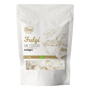 Fulgi de cocos raw bio 150g Obio