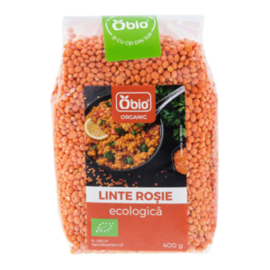 Linte rosie bio 400g Obio