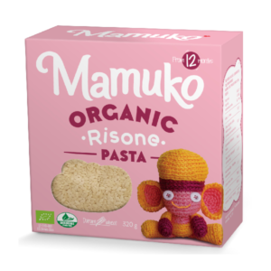 Paste in forma de graunte, pentru copii, din grau dur bio 320g Mamuko