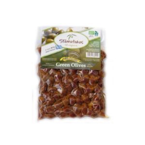 Masline verzi vidate bio 250g Stamatakos
