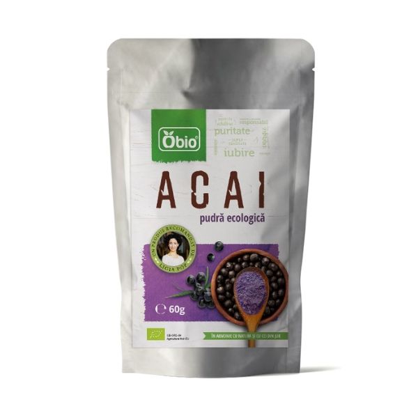 Pulbere de acai eco 60g OBIO