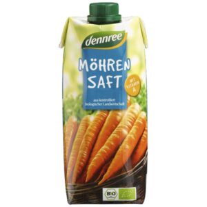 Suc de morcovi bio 500ml Dennree