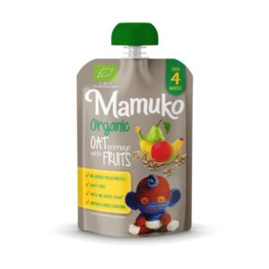 Porridge de ovaz cu fructe bio 100g Mamuko
