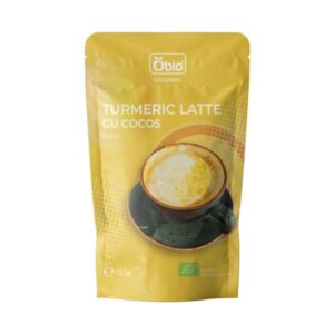 Turmeric latte cu cocos bio 125g Obio