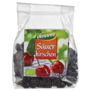 Visine uscate fara samburi bio 100g Dennree